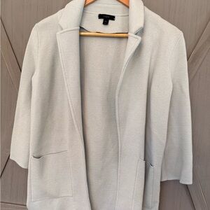 J. Crew Women's Light-Blue Sweater Blazer